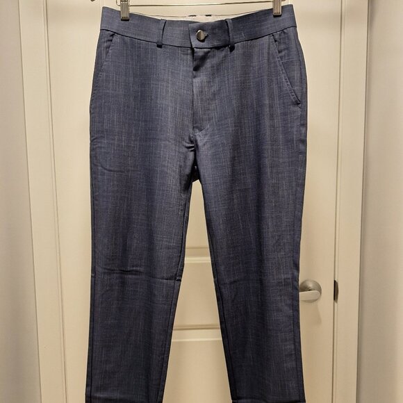 State & Liberty Athletic Fit Suit Pants - Heathered Navy - Picture 1 of 6